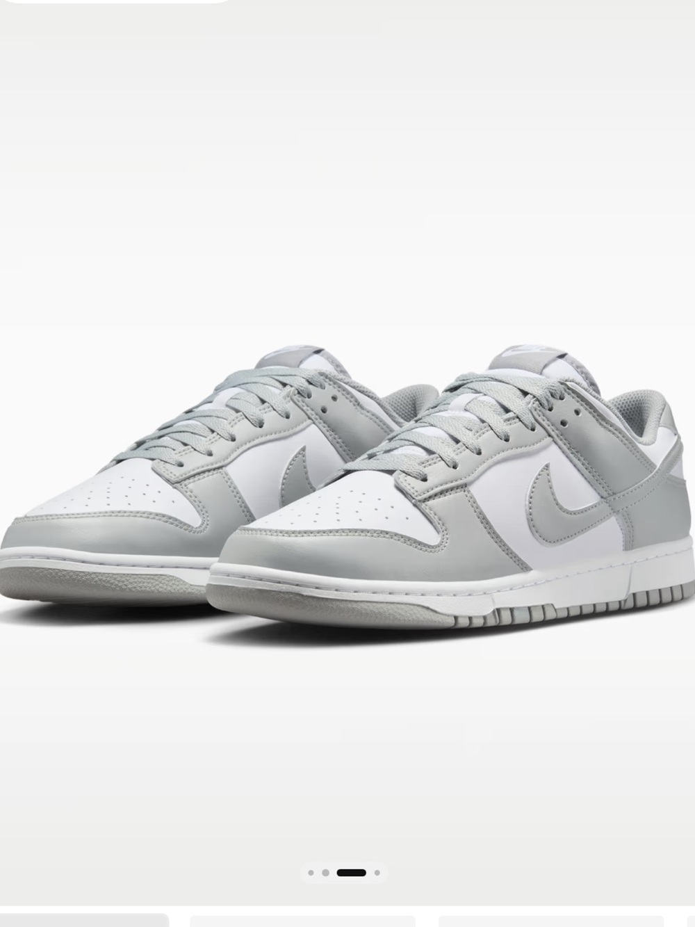 NEW Nike Dunk Low Retro Grey and White